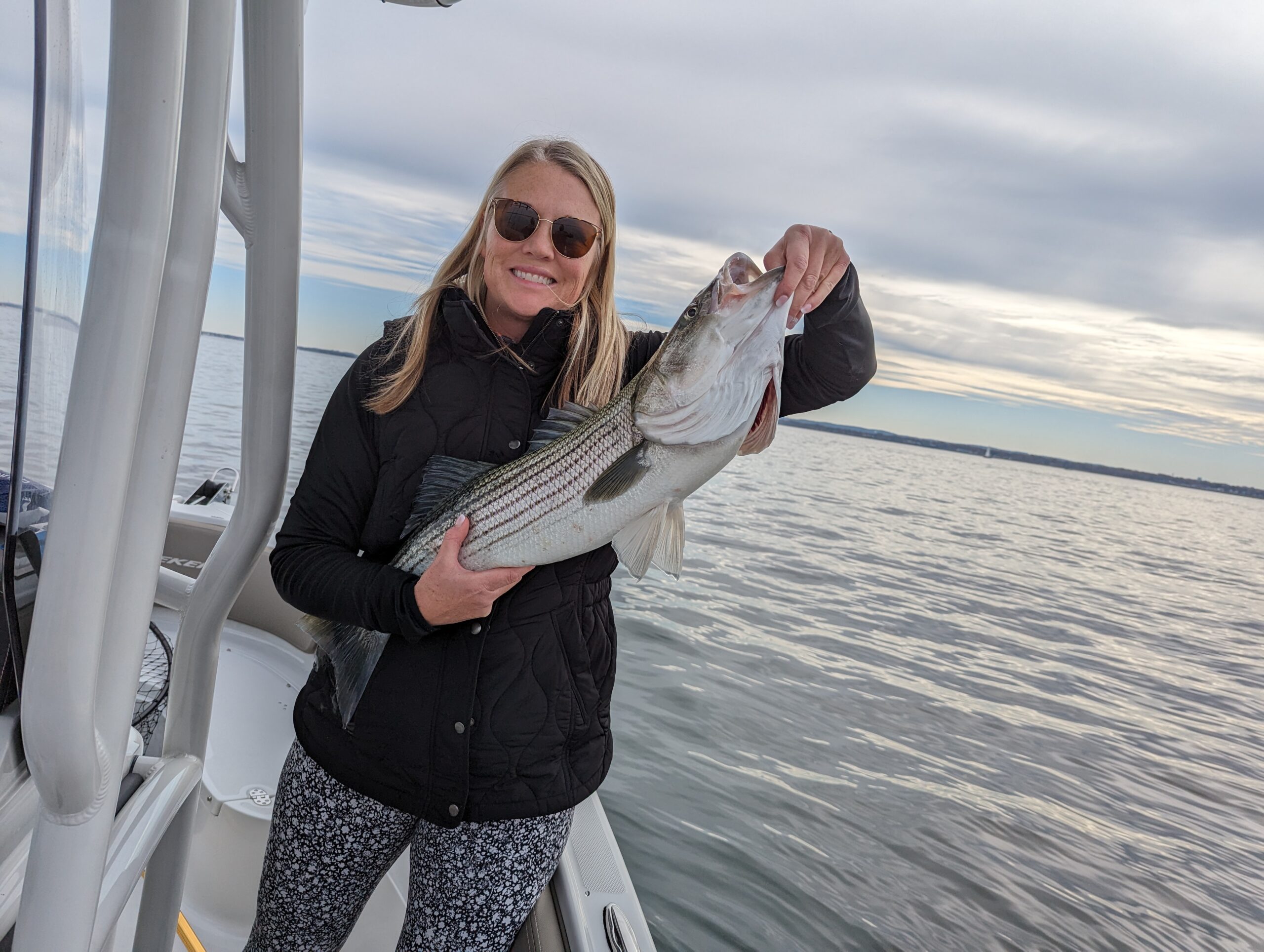 Striped bass trophy catch