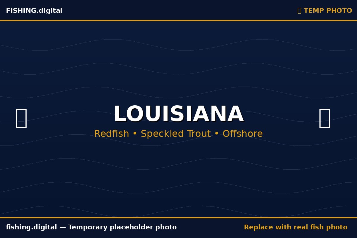 Louisiana fishing guide
