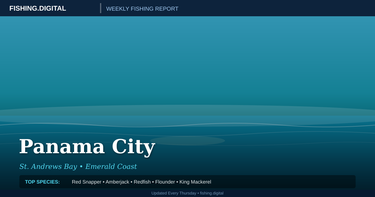 Panama City fishing report - St. Andrews Bay • Emerald Coast