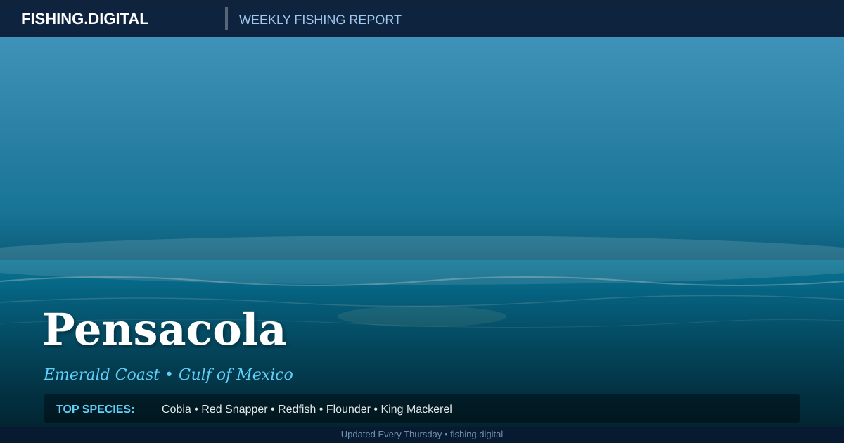 Pensacola fishing report - Emerald Coast • Gulf of Mexico